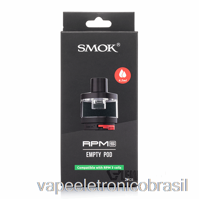 Vape Recarregável Smok Rpm 5 Pod De Substituição 6,5ml Rpm 5 Pods